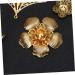 COHEALI 37pcs Bridal Headpiece Gold Butterfly Charm Metal Hollow 3d Charms Crafts Hollow Out Bride Beads - Buy Online on GoSupps.com