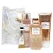 Bath and Body Work PURE WONDER 4 Piece Gift Bag Set - Fragrance Mist - Body Cream - Shower Gel and Hand Cream - Full Size Pink