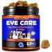 Dog Supplement for Eye Support Eye Health Chews for Dogs Dog Tear Stain Supplement Chews for Dogs with Lutein Zeaxanthin Astaxanthin Lubricates Eyes Immune Support