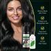 BIOGREEN ROOTS 400ml Natural Black Hair Color Shampoo & Hair Treatment - Covers Gray Hair in 10 Minutes - Hair Coloring Shampoo for Women & Men - 13.53 Fl Oz - Buy Online on GoSupps.com