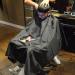 Hair Cutting Gown Cape with Viewing Window | Professional Stylist Barber Cape 57x47 for Haircuts - Shop Internationally - Buy Online on GoSupps.com
