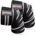 Upgraded 2023 PRO Series Knee Wraps for Weightlifting | Men & Women | 82 Long Bodybuilding Knee Wraps for Squatting Leg Presses  Cross Training and Gym WODs GRAY