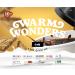 WarmWonders Gold - 10 Mugs Hot Drink Set - Coffee and Tea Gift Basket - Includes Assortment of Gold Coffee Tea Bags Biscuits Semi Milk Sticks and More - Airport Security Approved Gift Basket - Buy Online on GoSupps.com