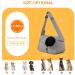 Flovippet Sling for Dogs & Cats - Breathable Soft Carrier Bag for Small Pets (Up to 5kg) - Perfect for Outdoor Travel - Light Gray - Buy Online on GoSupps.com
