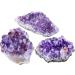Amethyst Healing Crystal Cluster - Raw Quartz Druzy Geode Specimen for Meditation and Reiki Healing - Home Decor 200-300g - Buy Online on GoSupps.com