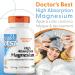 Doctor's Best High Absorption Magnesium 100% Chelated with TRAACS with Glycine and Lysine 120 Vegan Tablets Lab Tested Soy Free Gluten Free Non-GMO - Buy Online on GoSupps.com