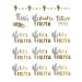 Bride to Be Gold Metallic Temporary Tattoos - 100+ Designs for Bachelorette & Engagement Party - Buy Online on GoSupps.com