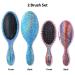 MagicSpell Pro 2 Brush Set - Shiny Blue & Pink - For All Hair Types | Buy Now - Buy Online on GoSupps.com
