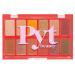 PYT BEAUTY Highly Pigmented Eyeshadow Palette with Warm Lit Nude Shades Hypoallergenic Vegan Makeup 1 Count Talc Free