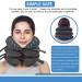 Inflatable Cervical Neck Traction Device - Adjustable Brace for Chronic Pain Relief & Spine Alignment - Home & Office Neck Care Equipment - Grey - Buy Online on GoSupps.com