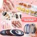 JOYJULY 3D Nail Art Kit with Brushes, Dotting Tools, Stickers, Foil Tape, Rhinestones & Tweezers - 28 Piece Set - Buy Online on GoSupps.com