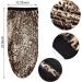 2-Piece Long Satin Bonnet Set for Braids, Dreadlocks, and Curly Hair - Leopard Print Sleep Cap for Long Hair - Buy Online on GoSupps.com