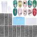 NICENEEDED 12Pcs Nail Art Stamping Plates & 1 Nail Stamper & 1 Nail Scraper & 20 Slots Nail Stamping Plate Holder Case Animal Flowers Cat Geometric Patterns Nail Printing Plate Templates - Buy Online on GoSupps.com