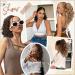 Sofeiyan 13 Inch Curly Claw Clip Ponytail Extension | Natural Wave Synthetic Hairpiece for Women in Dark Blonde to Bleach Blonde - Buy Online on GoSupps.com