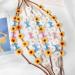 AWAYTR Sunflower Headband Hippie Flower Crown for Women - Set of 8 | Adjustable Daisy Hair Wreath for Girls - Mixed Color Sunflower Hair Accessories - Buy Online on GoSupps.com