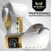 Brotech Pro Boxing Gloves for Men & Women - 16oz White Gold | Training, Sparring, Punching, Heavy Bag, Focus Mitts Pads | Kickboxing, Muay Thai, MMA - Buy Online on GoSupps.com