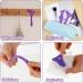 Jeffdad 4-Piece Reusable Silicone Eyeliner Template Set - Purple | Multifunctional Makeup Tool for Beginners and Professionals - Buy Online on GoSupps.com