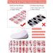 EBANKU 20PCS Nail Gel Polish Strips - Full Wraps Self-Adhesive Nail Stickers with File and Stick - Buy Online on GoSupps.com