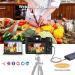 iSHARE 4K Digital Camera for Photography | 48MP FHD Video Camera with WiFi | 3 Flip Screen | 16X Digital Zoom | Vlogging Camera for YouTube | (32G Micro Card) Black - Buy Online on GoSupps.com