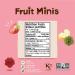 BEAR Fruit Minis DUO 18 Packs per Box- Healthy Fruit Snacks Apple & Strawberry Flavour 100 Grams - Buy Online on GoSupps.com