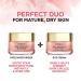 L'Oreal Paris Age Perfect Rosy Tone Eye Brightener & Travel Size Face Moisturizer Set - Buy Online on GoSupps.com