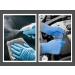 Nitrile Disposable Latex Free Powder Free Food Grade Gloves 100 pcs blue (Large) - Buy Online on GoSupps.com