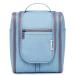 Travel Hanging Toiletry Wash Bag Makeup Cosmetic Organizer for Women (Sky Blue (Medium))