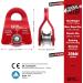 GM CLIMBING 20kN Micro Prusik Minding Pulley 1/2 CE UIAA Certified Red - Pack of 2 - Buy Online on GoSupps.com
