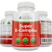Vitamin B Complex - 8 Super B Vitamins with Choline & Inositol - 180 Vegan Capsules - Made in USA - Buy Online on GoSupps.com