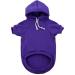Medium Purple Dog Sweatshirt Pet Hoodie | Doggie Clothes for Medium Dogs - Buy Online on GoSupps.com