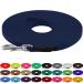 LENNIE BioThane tracking leash 13mm dogs 15-25kg 1m long without hand loop navy blue sewn 1 m navy blue