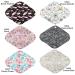 6 Pack 12 Heavy Flow Charcoal Bamboo Mama Cloth/Menstrual Pads - Choose from 17 Designs - Buy Online on GoSupps.com