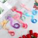 6 Colors Unicorn Wig Hair Clips Bows for Girls - Glitter Style Hair Extensions for Kids Princess Costume Dress Up - Buy Online on GoSupps.com