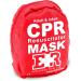 Adult and Infant CPR Mask Combo Kit with Valves, Gloves, and Alcohol Prep Pads - Red - Buy Online on GoSupps.com