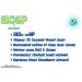 Buy 3pk SLOAP 8oz Slimey 20 Second Hand Soap - Cruelty Free Engineered Hygiene for Kids - International Shipping Available - Buy Online on GoSupps.com