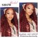 Reddish Brown 22 Inch HD Lace Front Water Wave Wigs for Black Women - Brazilian Virgin Human Hair, 180 Density, Pre Plucked with Baby Hair - Buy Online on GoSupps.com