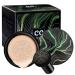 Mushroom Head Air Cushion CC Cream BB Cream Long-Lasting Natural Moisturizing Concealer Moisturizing BB Cream Makeup Base with Mushroom Makeup Sponge Easy To Apply (Natural Pack) Natural