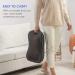 Comfier Shiatsu Back Massager with Heat | Heated Massage Chair Pad for Back, Lumbar, and Legs | Portable and Easy to Carry | Perfect Gift for Dad/Mom | Black - Buy Online on GoSupps.com