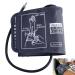 Extra large blood pressure cuff 22-52 cm for blood pressure measuring devices - for at home - ideal for seniors - available individually (XL) Pressure monitors Portable blood pressure cuff