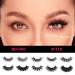 DYSILK 30 Pairs 6D Fluffy Faux Mink False Eyelashes - Reusable & Soft, 10 Styles Mixed for a Natural Look - Black - Buy Online on GoSupps.com