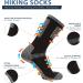 MIRMARU Men's 5 Pairs Outdoor Sports Hiking Crew Socks - Black, Charcoal, Olive - Large-X-Large - Buy Online on GoSupps.com