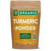 Organic Turmeric Root Powder w/ Curcumin  Lab Tested for Purity  100% Raw from India  16oz/453g (1lb) Resealable Kraft Bag  by FGO