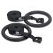Garage Fit Gymnastic Rings - Premium Heavy Duty Cross Training, Gymnastics, Fitness, Exercise Rings Black