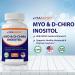 Vitamatic Myo-Inositol D-Chiro Inositol Fertility Supplements for Women - 2000mg - 40:1 Ratio - with MTHF Folate & Vitamin D - 120 Capsules - Buy Online on GoSupps.com