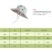 LANGZHEN Baby Girls Beach Sun Hat with Chin Strap | Toddler Kids Wide Brim Play Hat | Flamingo-Leaves Design | 1-2 Years - Buy Online on GoSupps.com