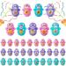 CLVSYH 50 pieces Desktop-Teumbler decoration mini-jacket toy rabbits figures standing male toys rabbits desktop ornament sweet rabbit tumbler toys