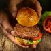 Biozentraler Veggie Burger Classic | Vegan Pea Protein Burger | High Protein | Soy-Free | Perfect for Roasting & Grilling | 170g (4 Burgers) - Buy Online on GoSupps.com