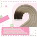 Youngsee Tape In Extensions - Real Hair Balayage Invisible Tape Extensions | 55cm 50g Remy | #3/8/25 & #3/8/22 - Buy Online on GoSupps.com