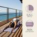 Retrospec Solana 1 1/2 Thick Yoga Mat with Nylon Strap - Non Slip Exercise Mat for Men and Women - Violet Haze - Buy Online on GoSupps.com