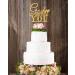 God Gave Me You Cake Topper - Wedding Engagement Marriage Bridal Shower Party Cake Decorations Wedding Anniversary Gold Cake Topper - Buy Online on GoSupps.com